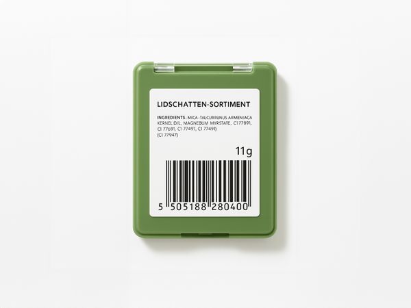 Etiketteersysteem Geset 212 etiket op cosmetische verpakking