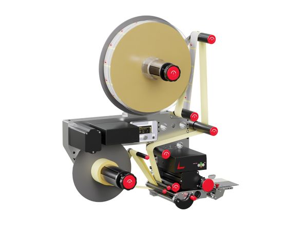 Etikettenapplicator Alpha HSM diagonaal voorzijde rechts