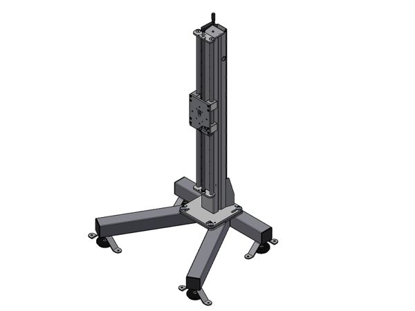 K-statief 120 spindel stelvoeten en bevestigingslippen