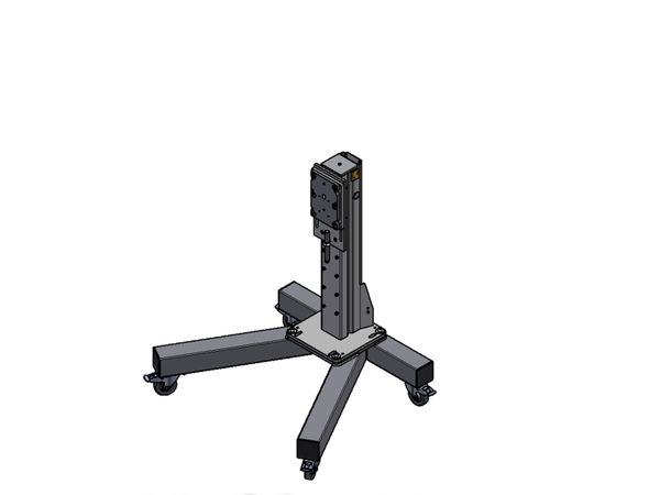 K-statief 120 zwenkwielen (kort)