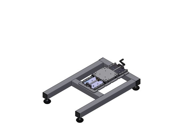 Statief 120 met H-voet en diepteverstelling