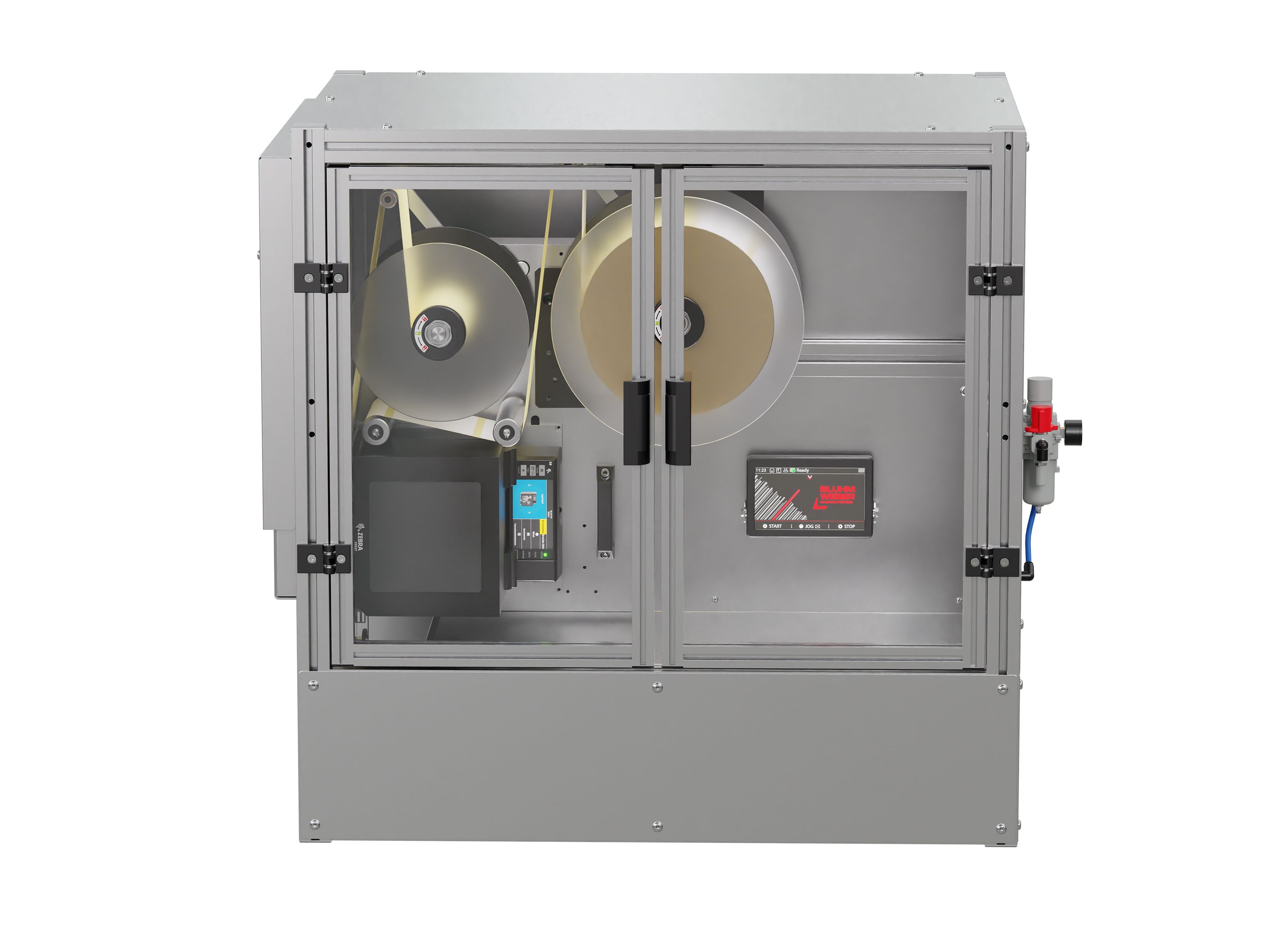 Palletetiketteerder AP 182 / AP 182 RT gesloten voorzijde