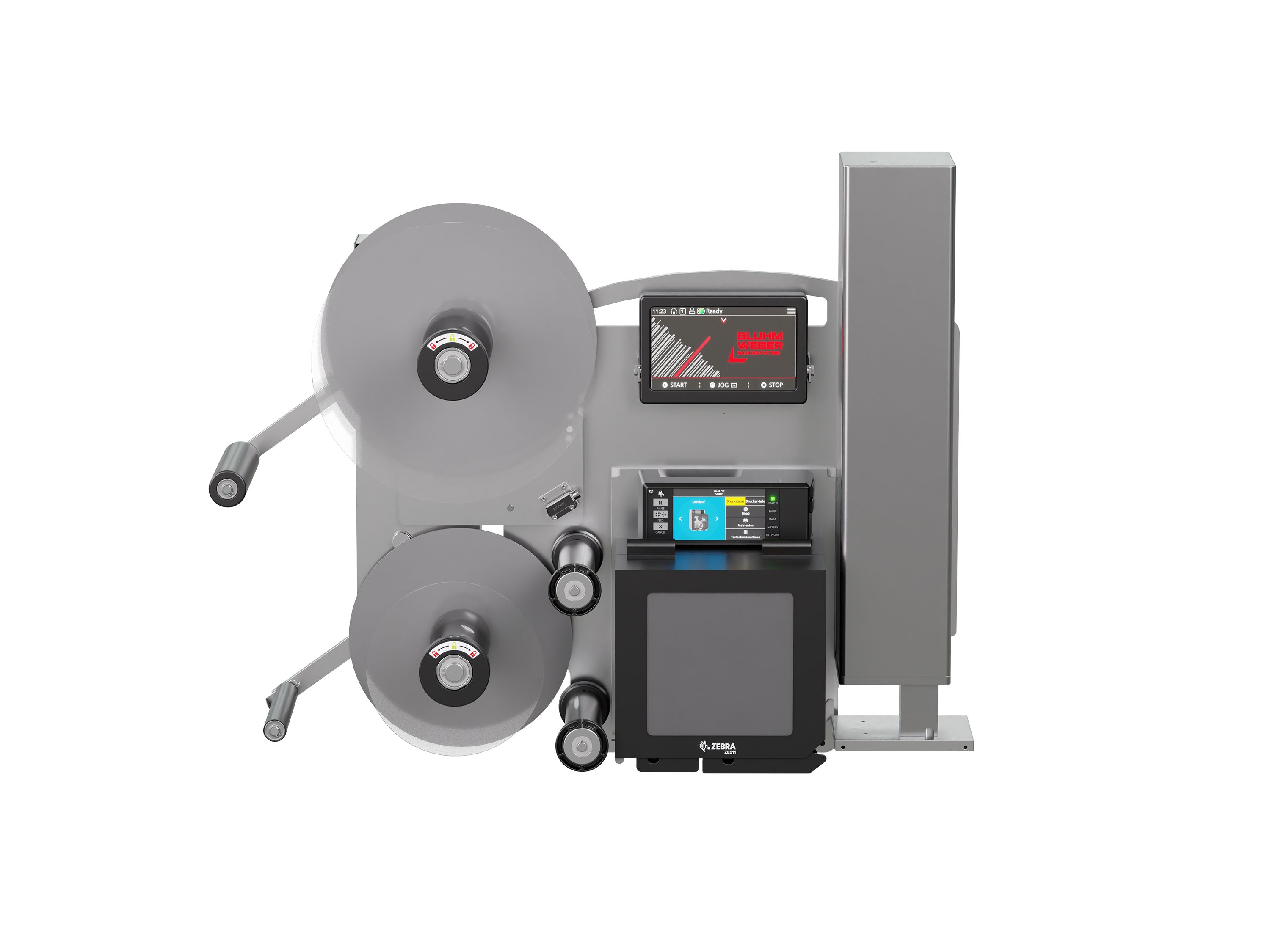 Etikettenprintdispenser Legi-Air 4050B zonder etiketten voorzijde