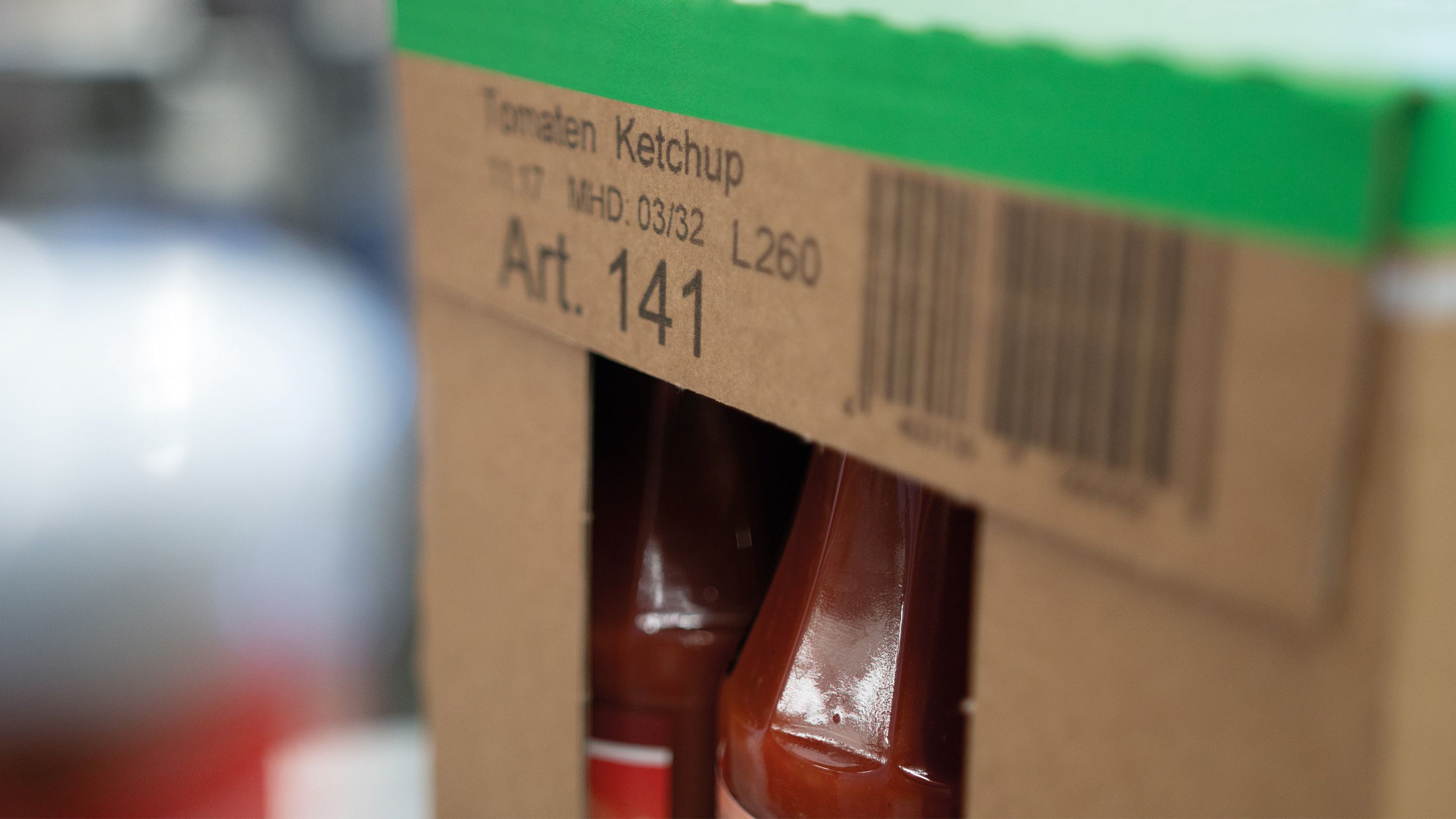 Verpakkingskarton voor levensmiddelen bedrukt met inkjetprinter Markoprint integra Singular 108