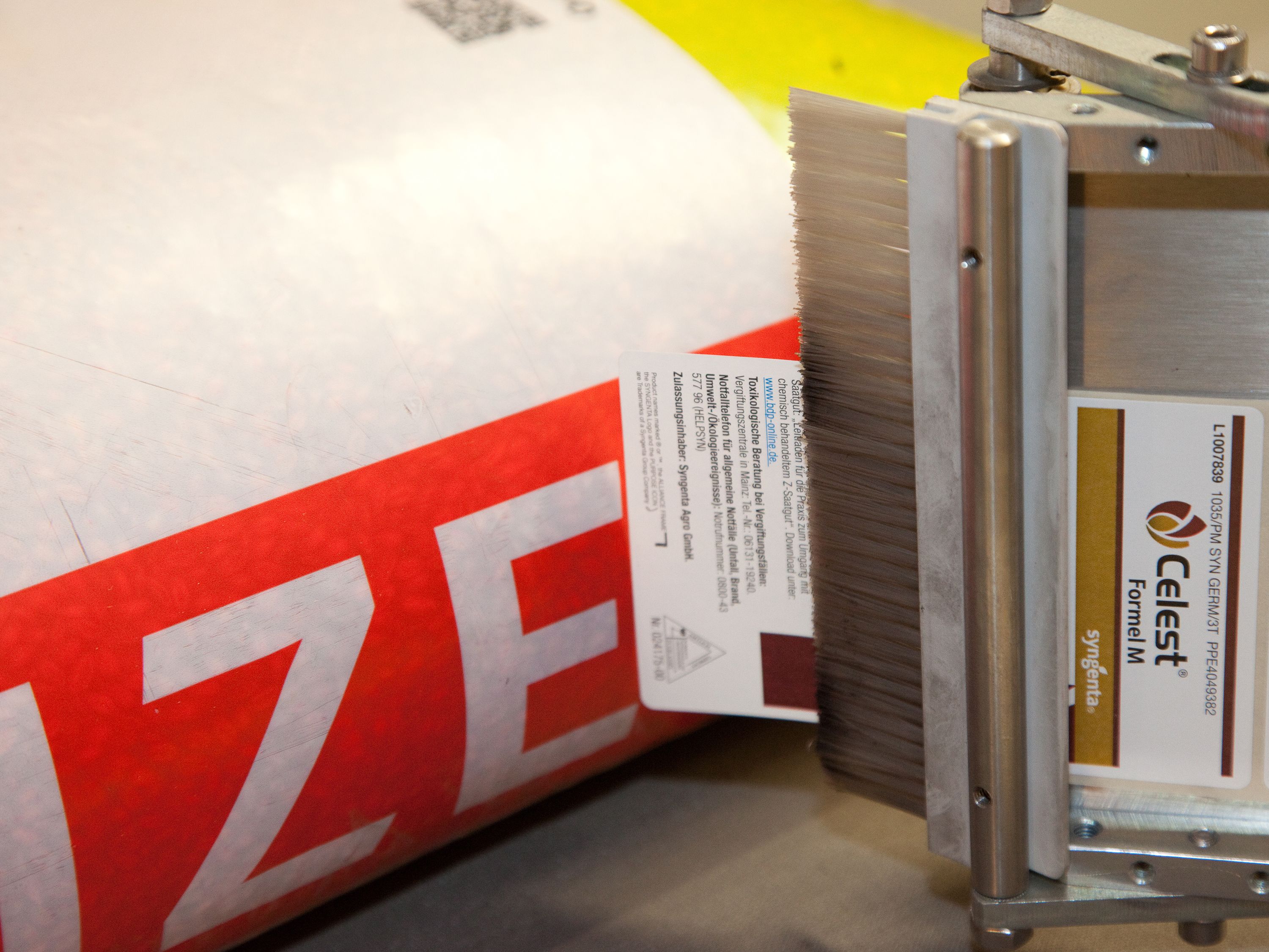 Alpha Compact-etikettering op plastic zak 2