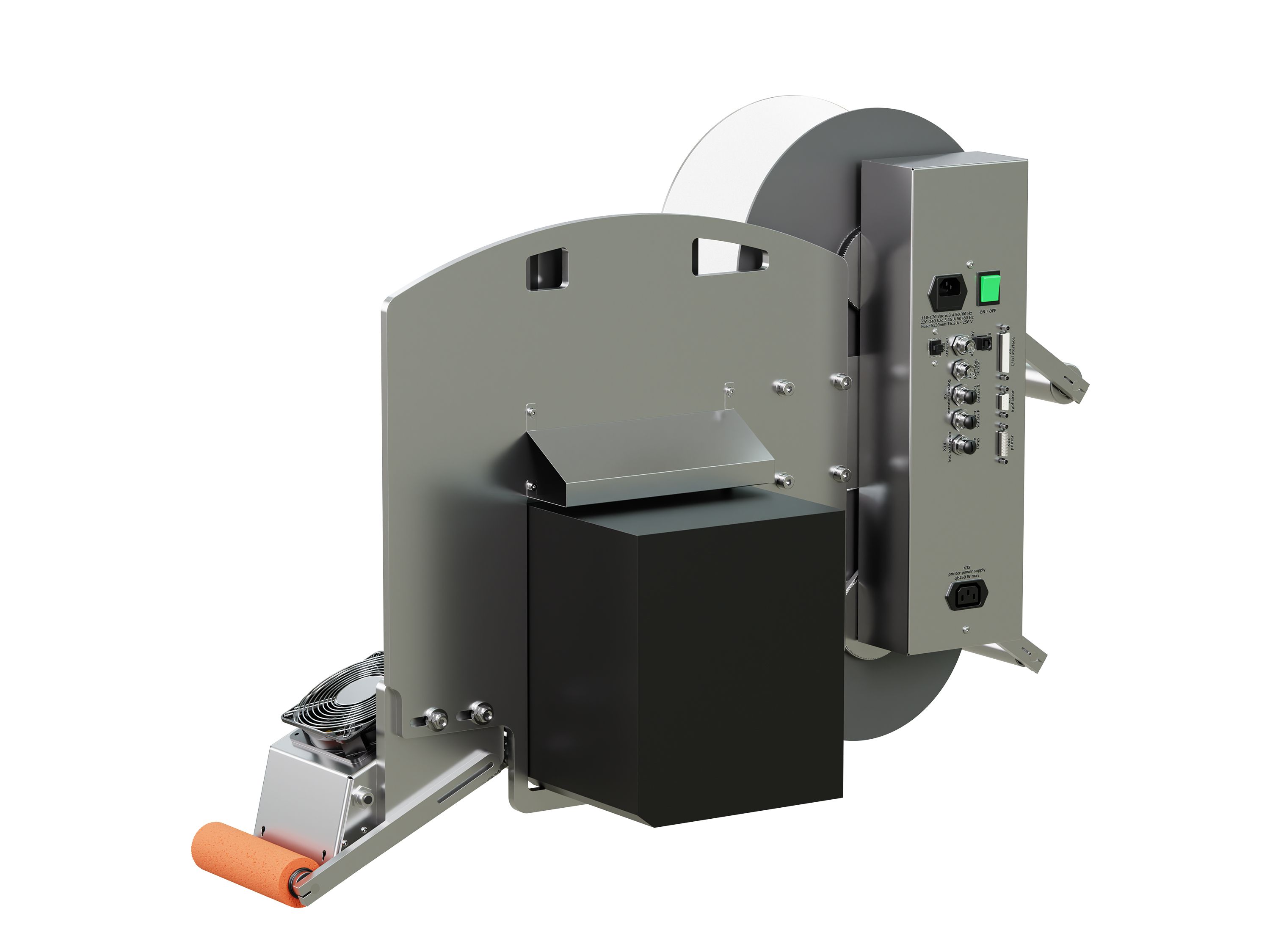 Etikettenprintdispenser Legi-E 4050B zonder etiketten achterzijde