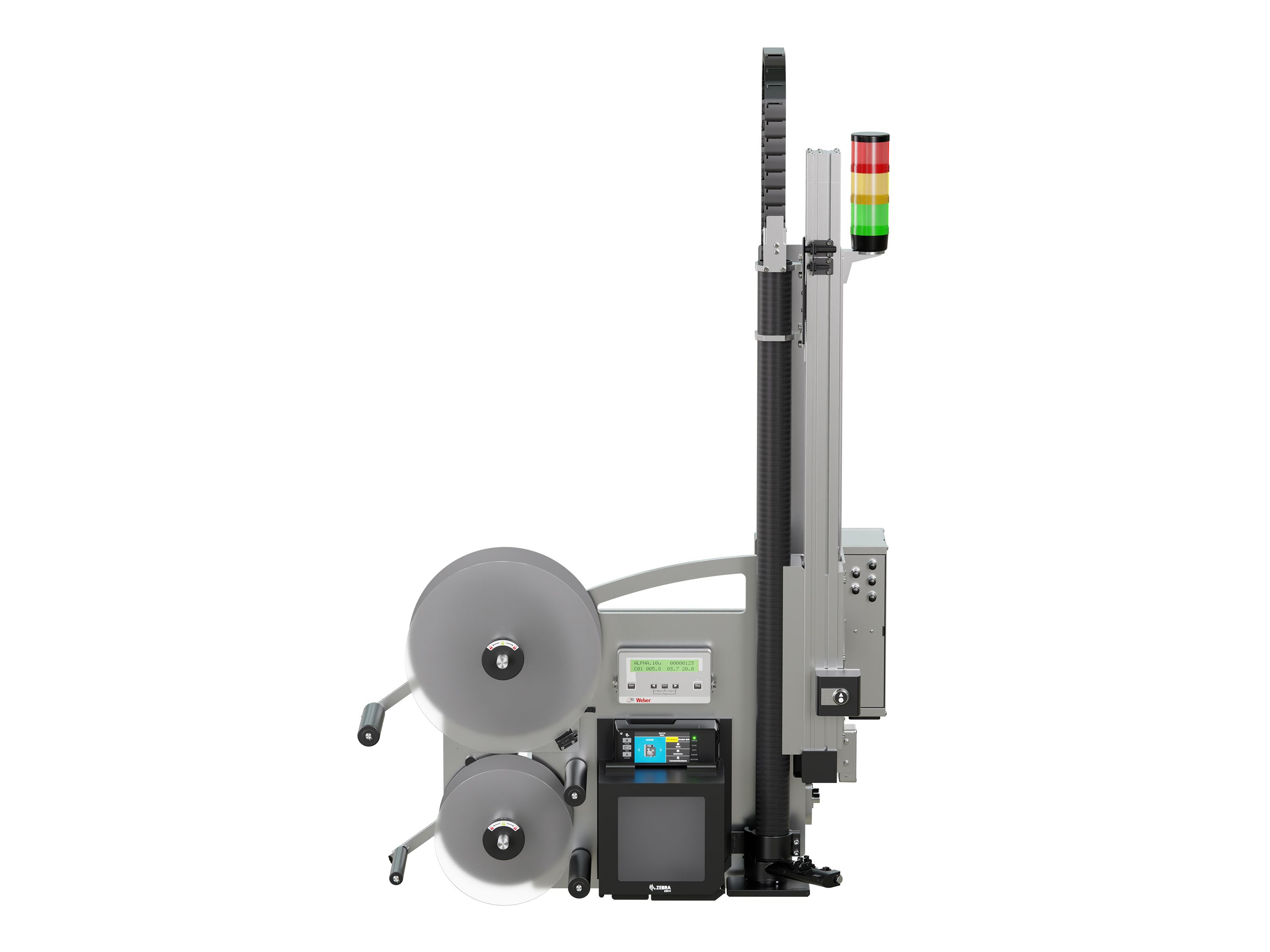 Etikettenprintdispenser Legi-Air 6000 etiketten voorzijde