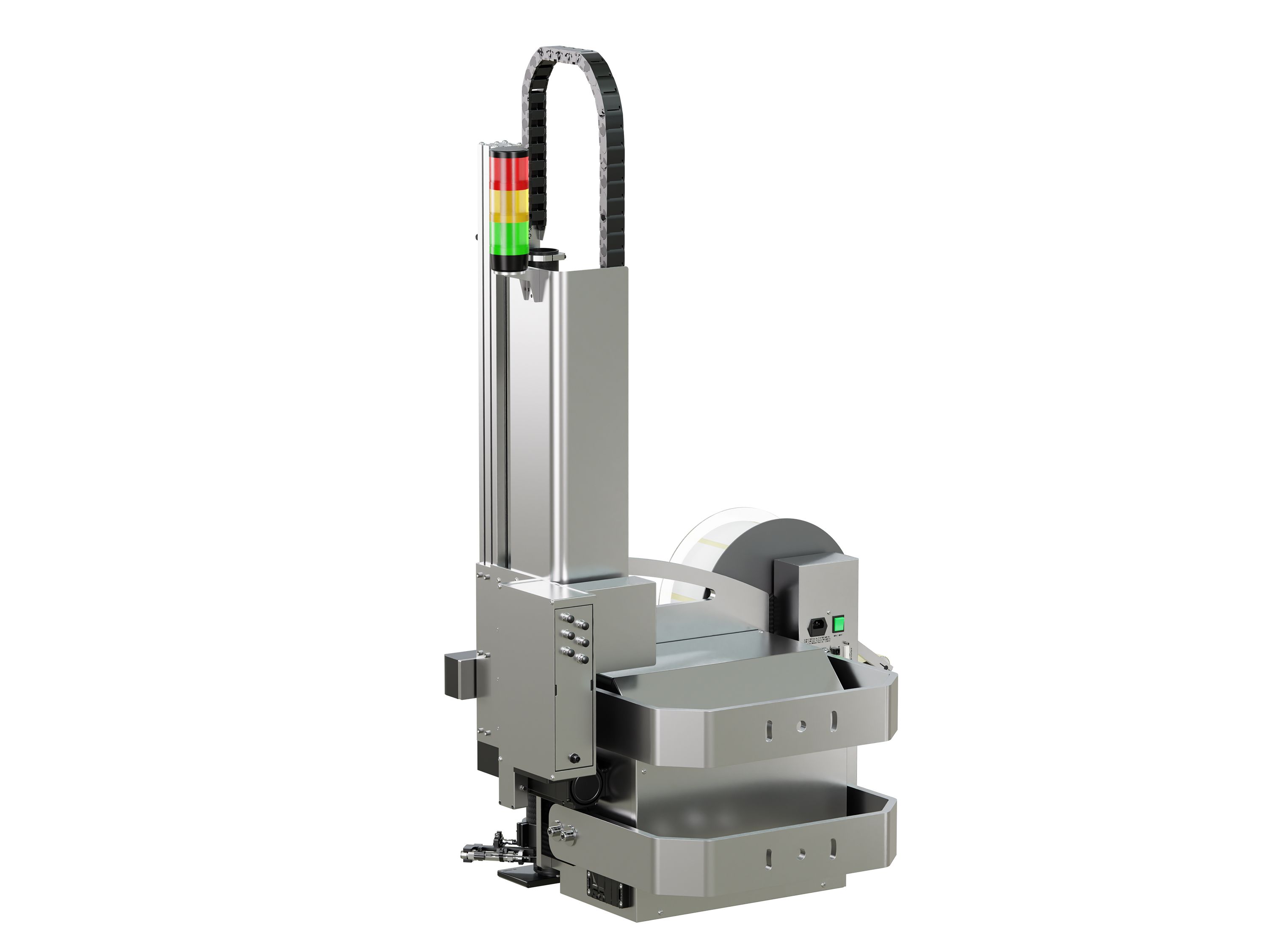 Etikettenprintdispenser Legi-Air 6000 met etiket achterzijde