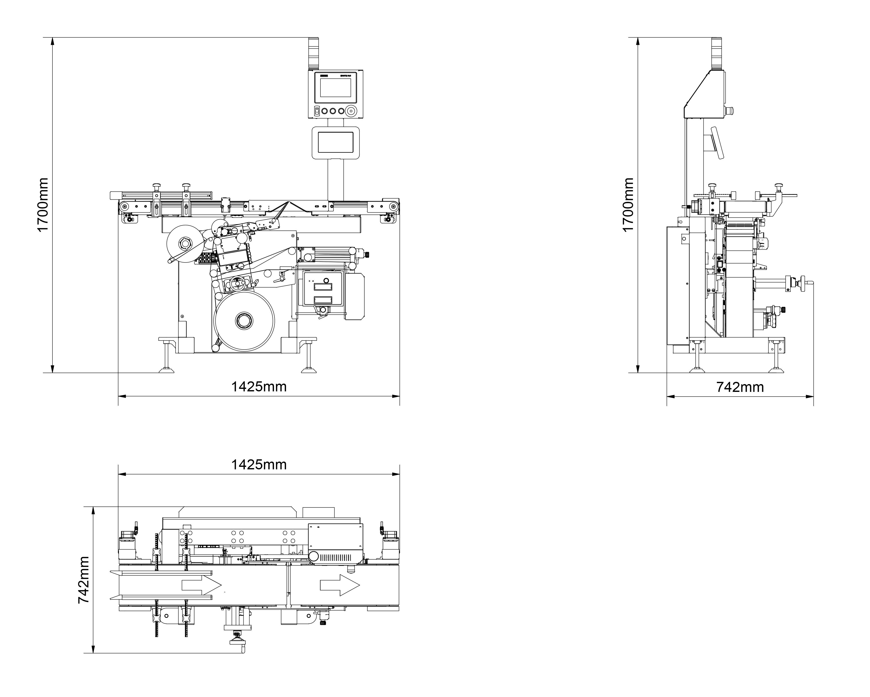 Technische tekening Geset 212