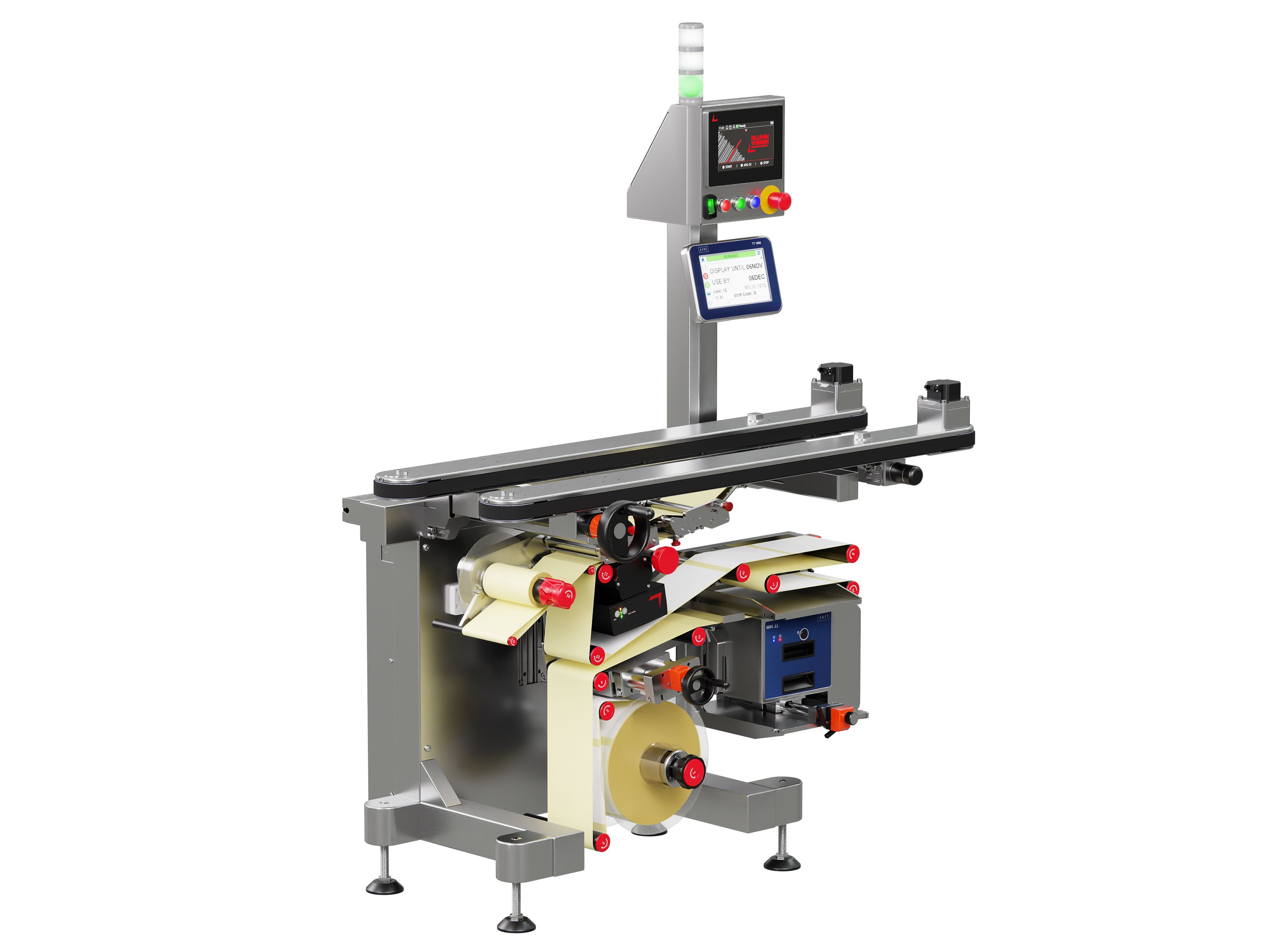 Etiketteersysteem Geset 242 met etiketten links