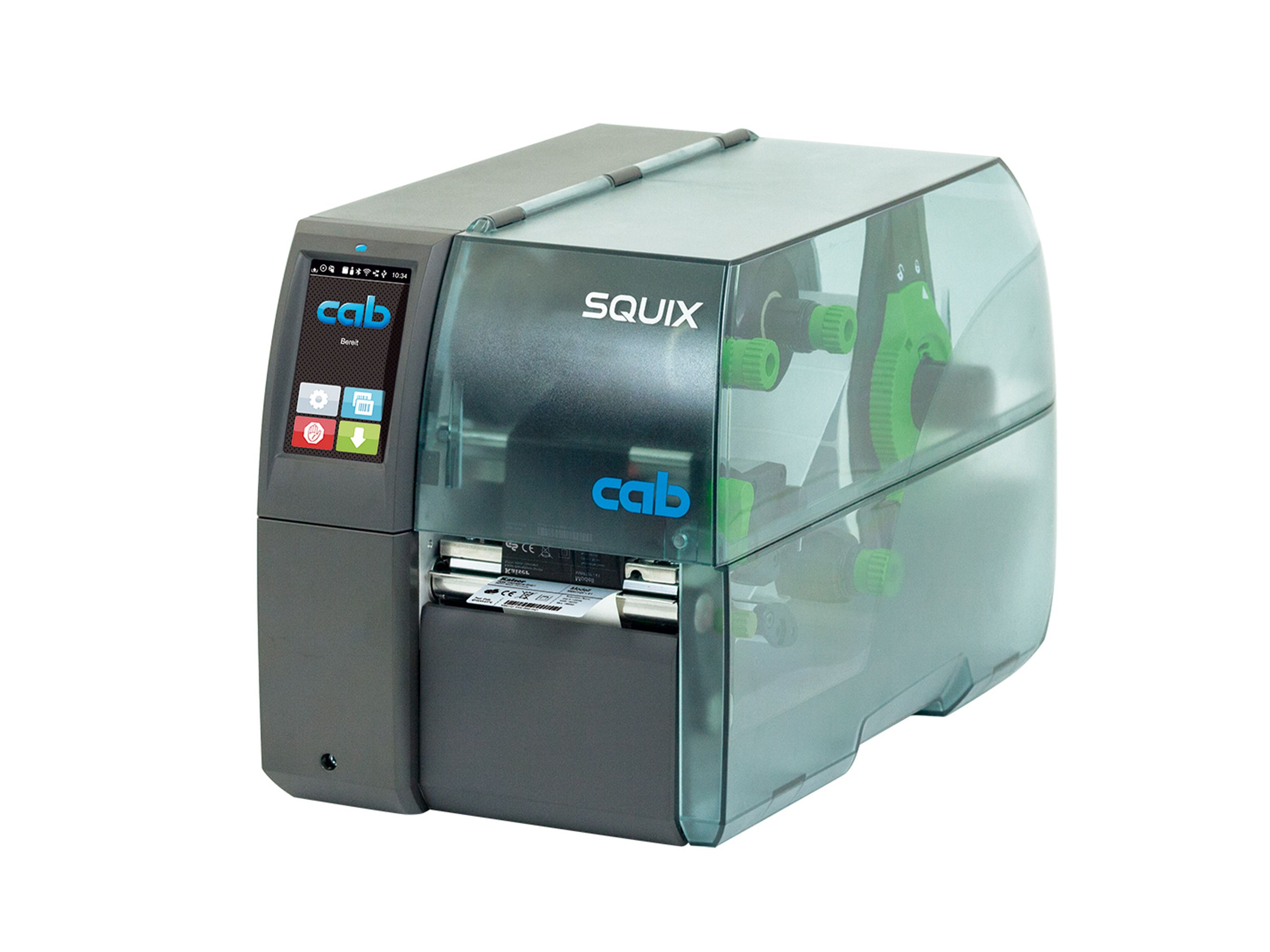 cab squix 4m etikettenprinter voorzijde links