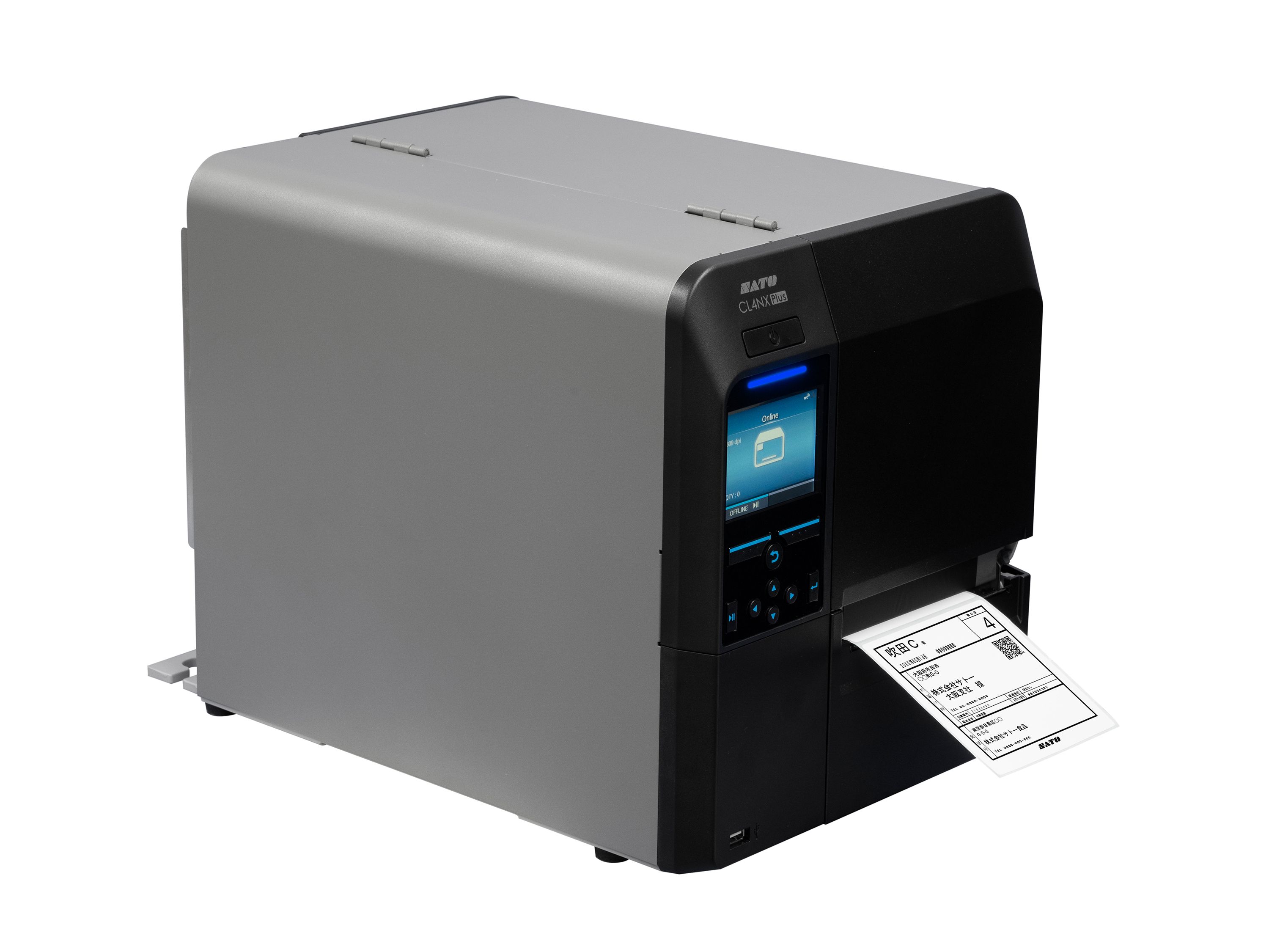 Sato CL4NX Plus etikettenprinter voorzijde rechts