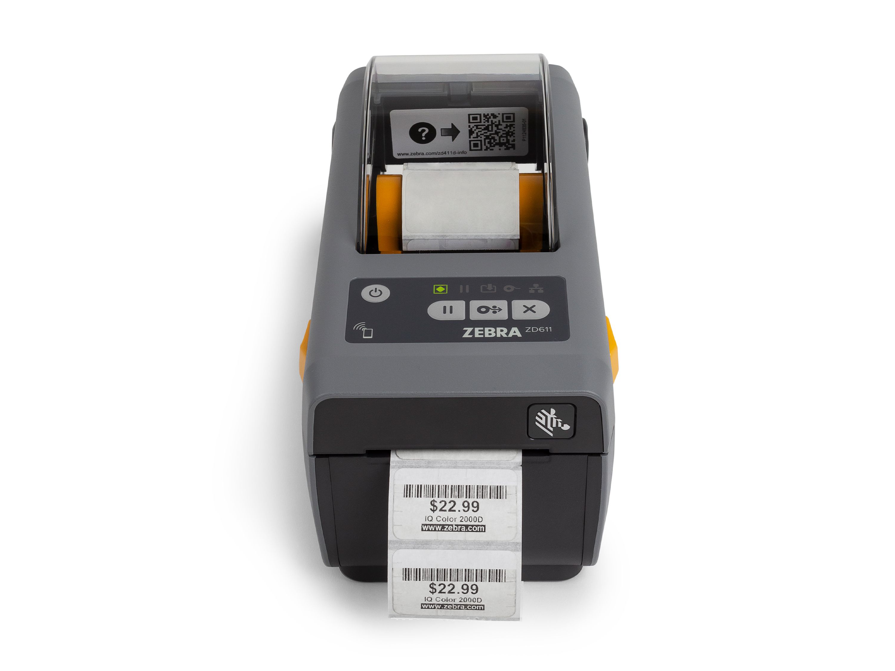 Zebra ZD611d printer voorzijde afdrukken etiketten