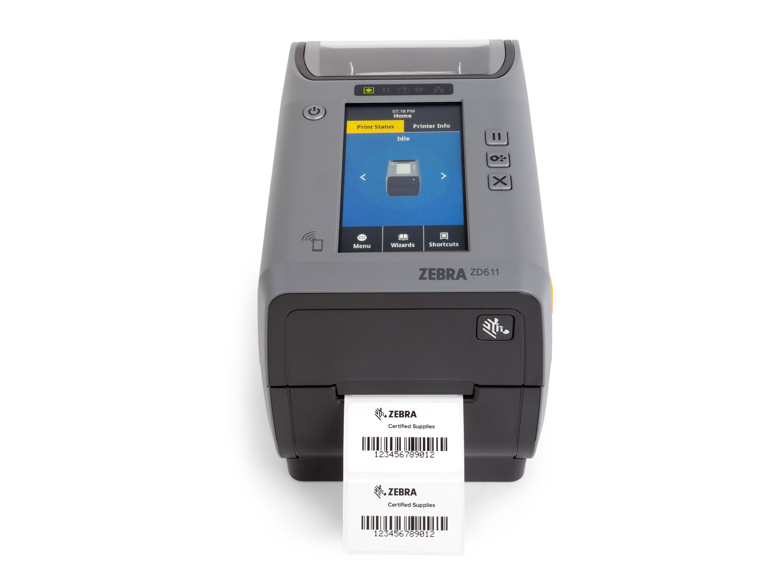 Zebra ZD611t afdrukken etiketten voorzijde