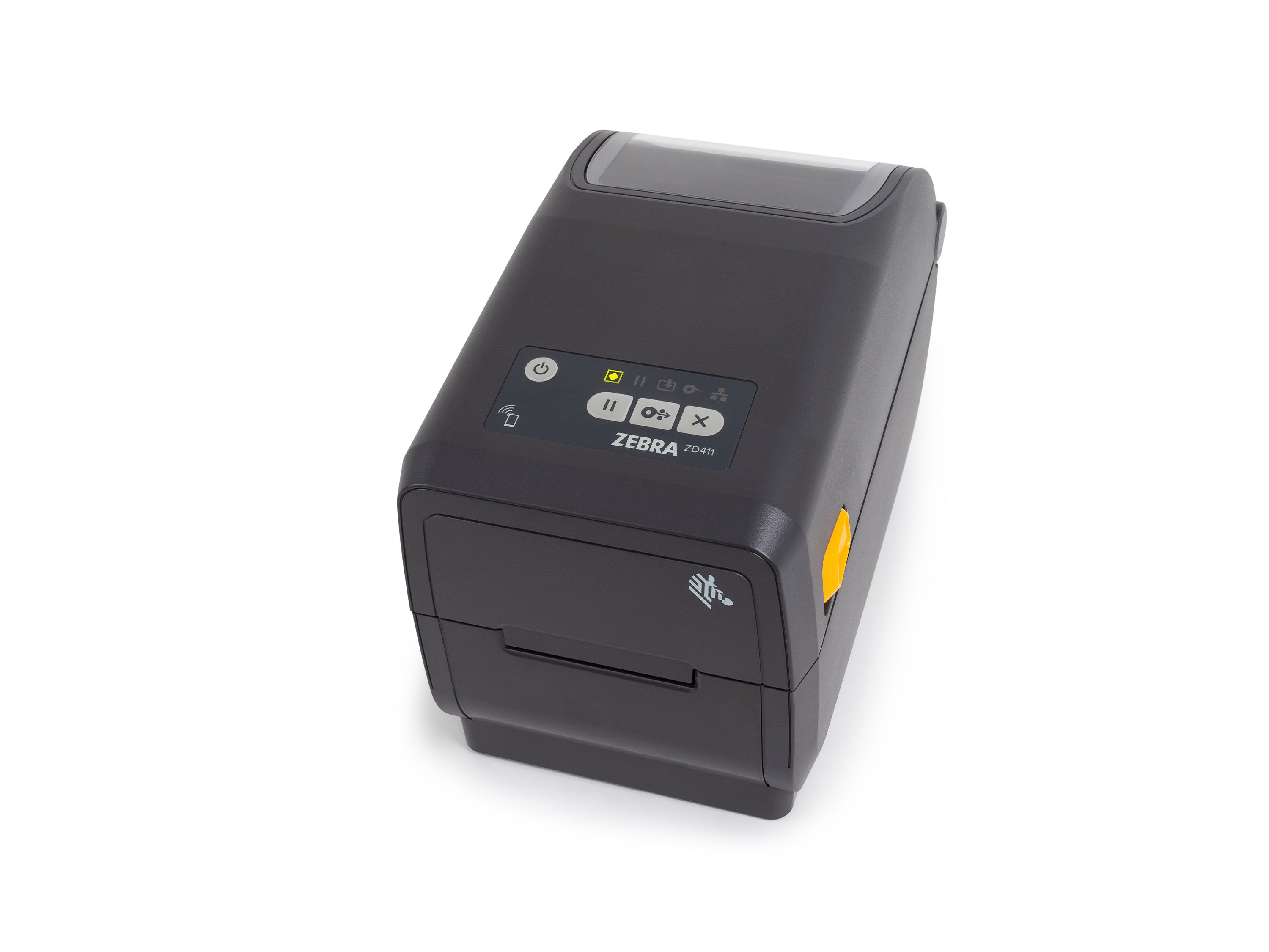Zebra ZD411t etikettenprinter voorzijde links