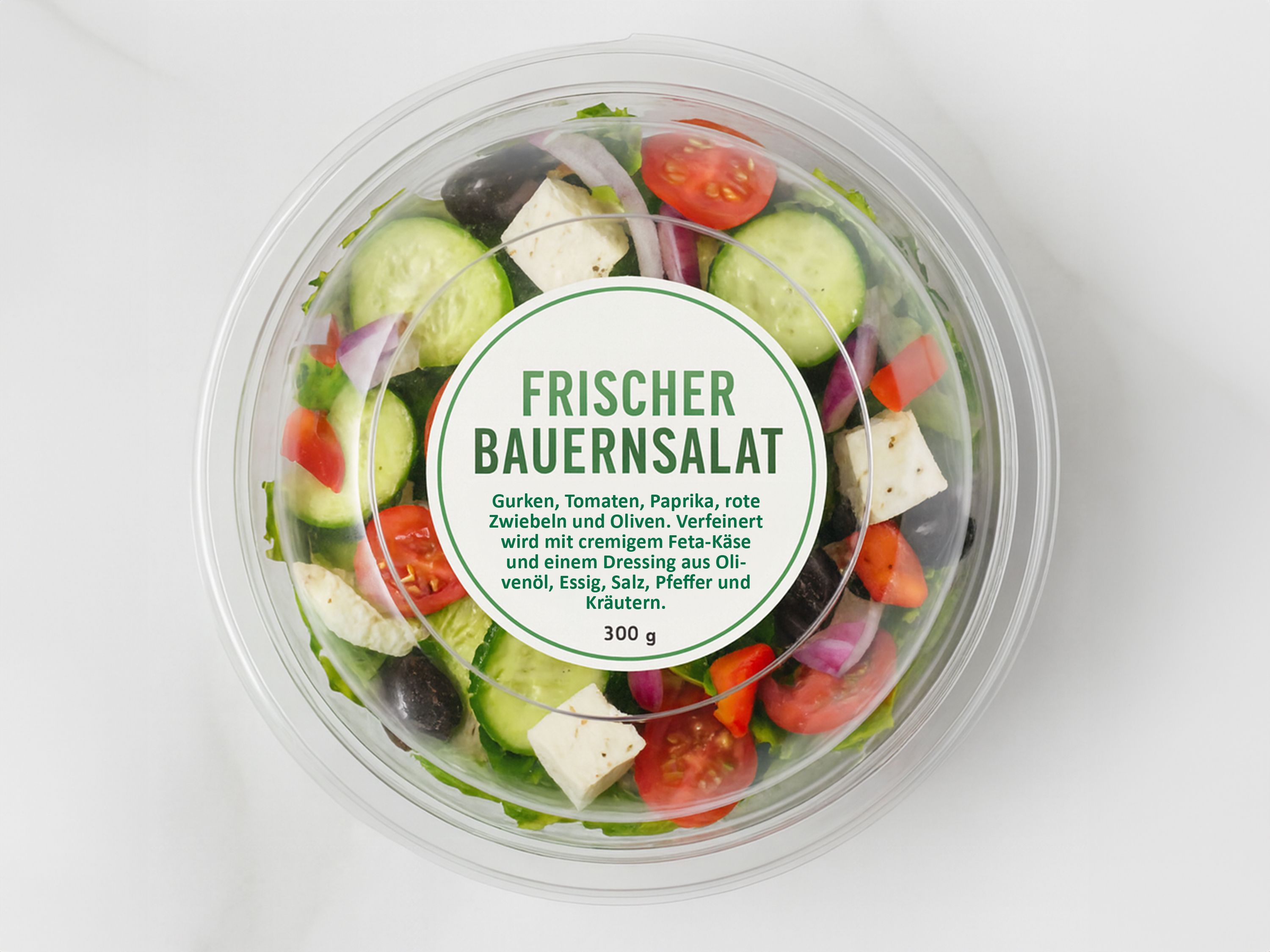 Etiketteersysteem Geset 241 etiket op boeren salade