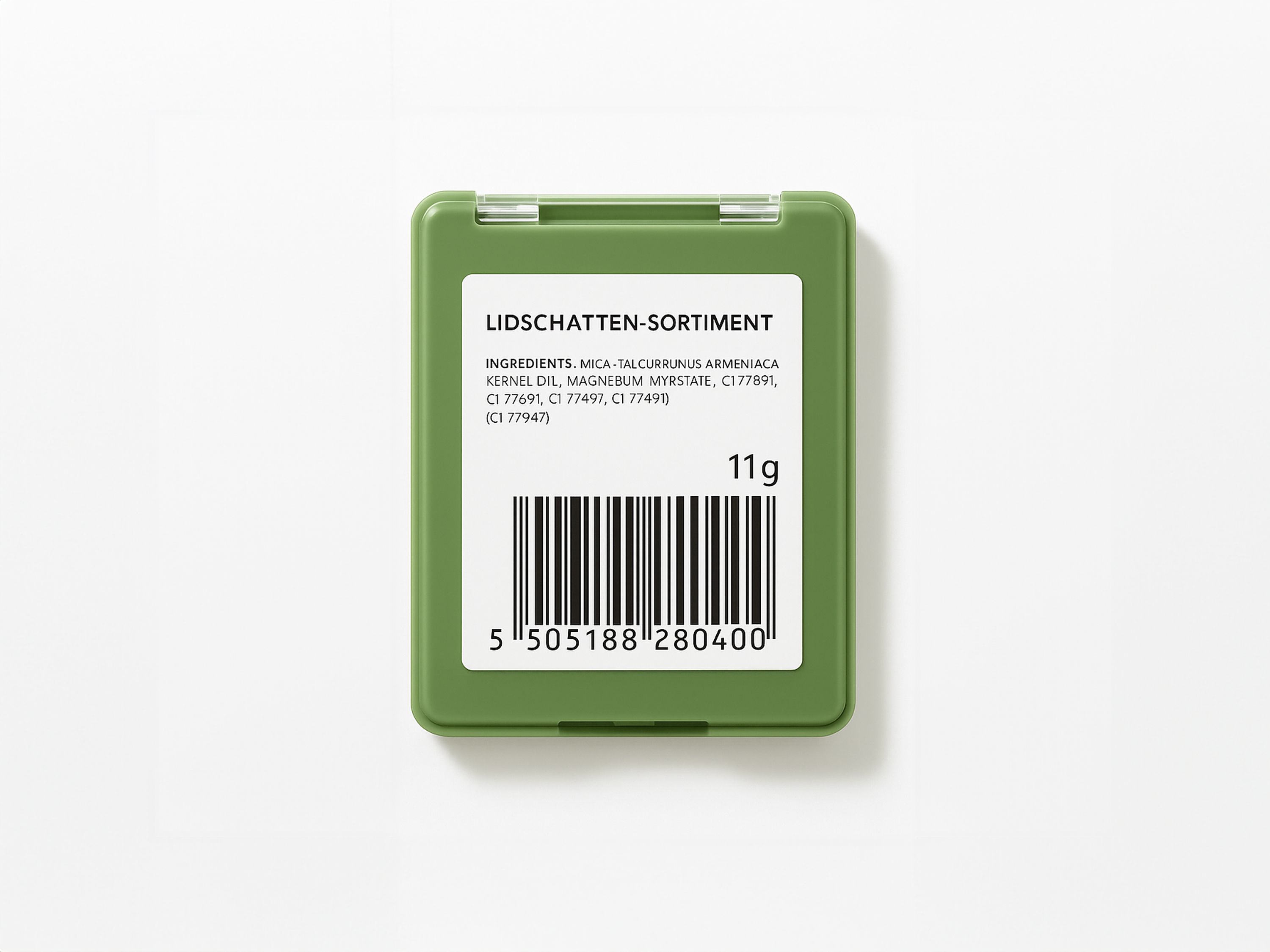 Etiketteersysteem Geset 212 etiket op cosmetische verpakking