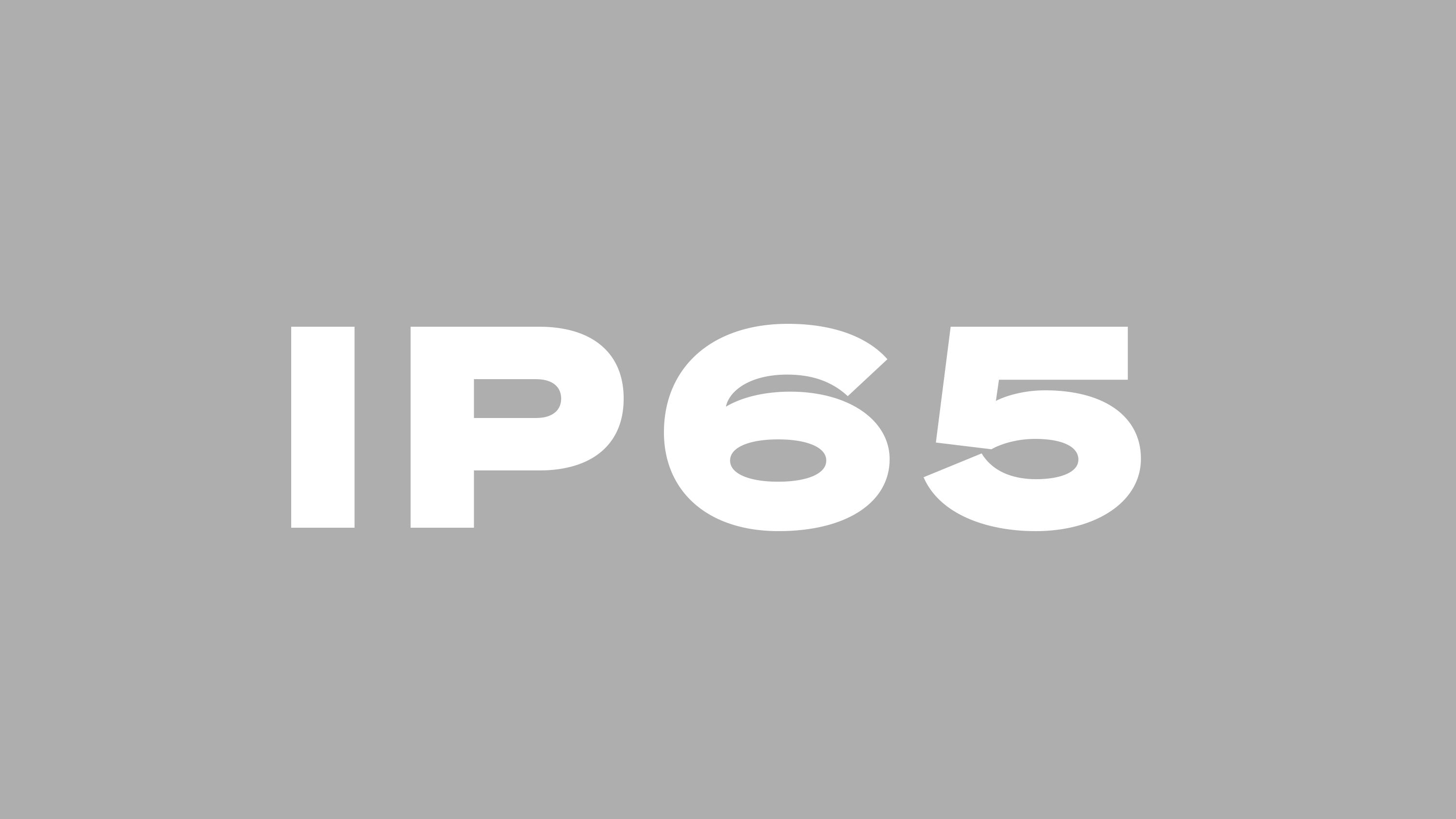 Beschermingsklasse IP65