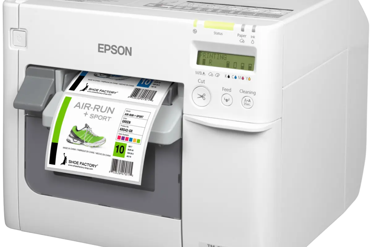 Colour label printer Epson C3500 NoBG