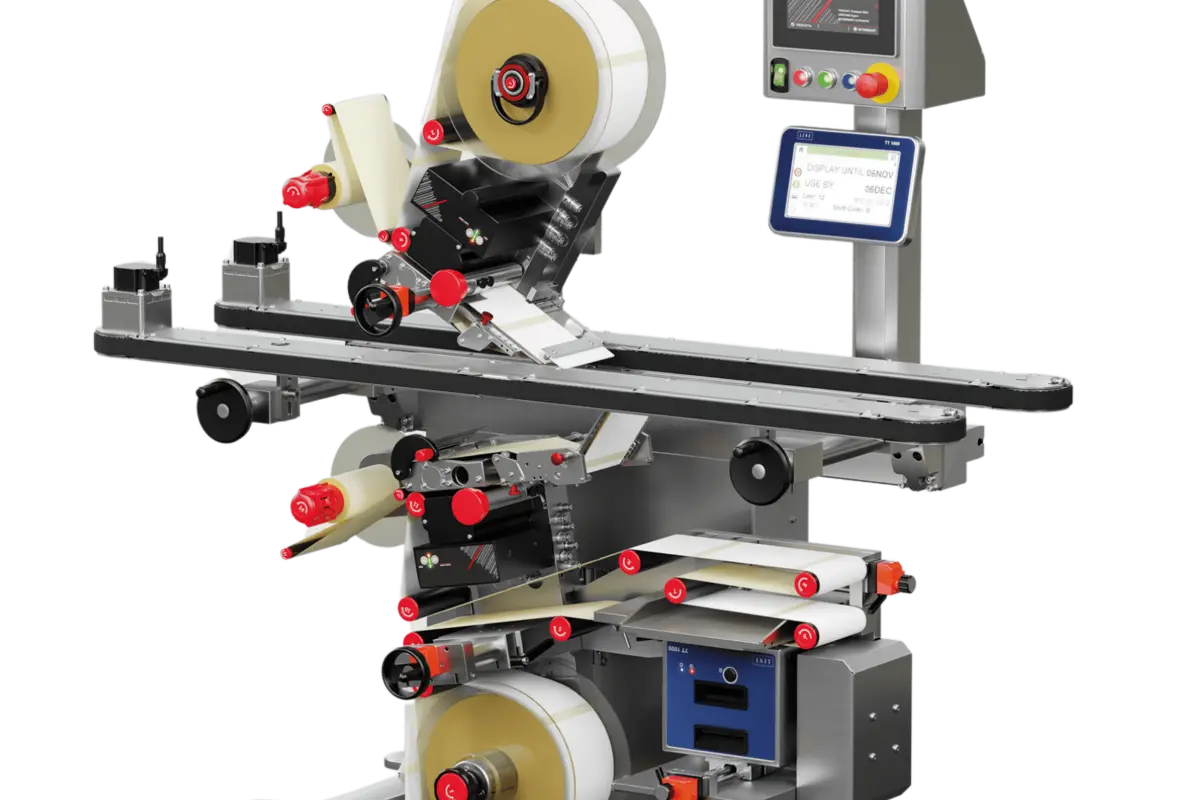 Labelling machine with conveyor belt Geset 217 NoBG