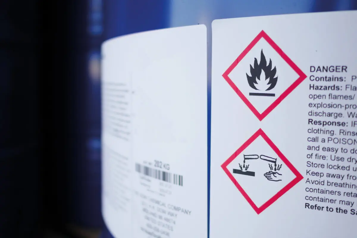 Hazardous substance labels